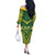 Samoa SUP Off The Shoulder Long Sleeve Dress Samoan Coat Of Arms - Polynesian Pride