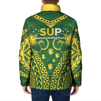 Samoa SUP Padded Jacket Samoan Coat Of Arms - Polynesian Pride