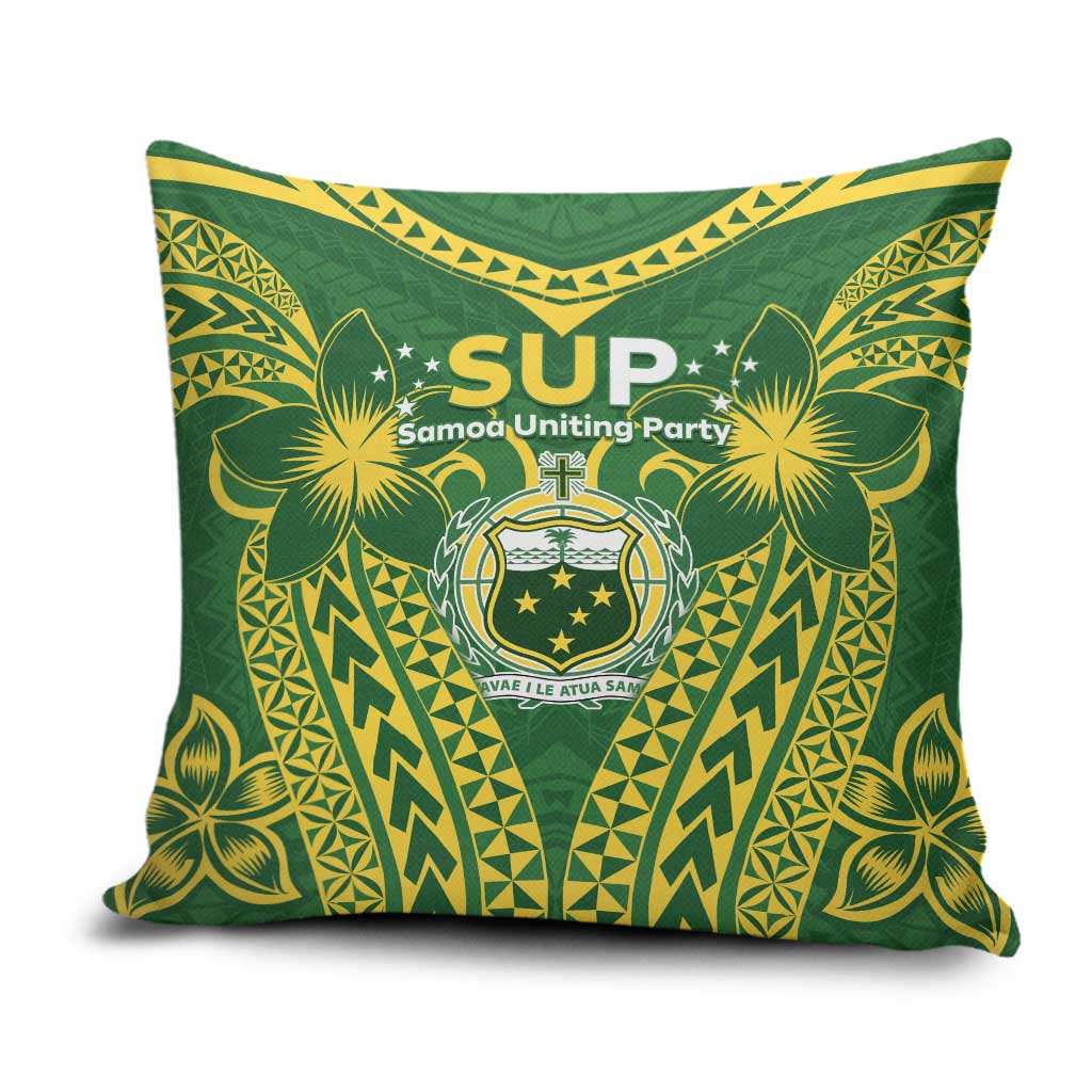Samoa SUP Pillow Cover Samoan Coat Of Arms - Polynesian Pride