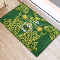 Samoa SUP Rubber Doormat Samoan Coat Of Arms - Polynesian Pride