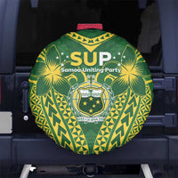 Samoa SUP Spare Tire Cover Samoan Coat Of Arms - Polynesian Pride