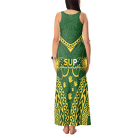 Samoa SUP Tank Maxi Dress Samoan Coat Of Arms - Polynesian Pride