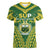 Samoa SUP Women V-Neck T-Shirt Samoan Coat Of Arms - Polynesian Pride