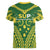 Samoa SUP Women V-Neck T-Shirt Samoan Coat Of Arms - Polynesian Pride