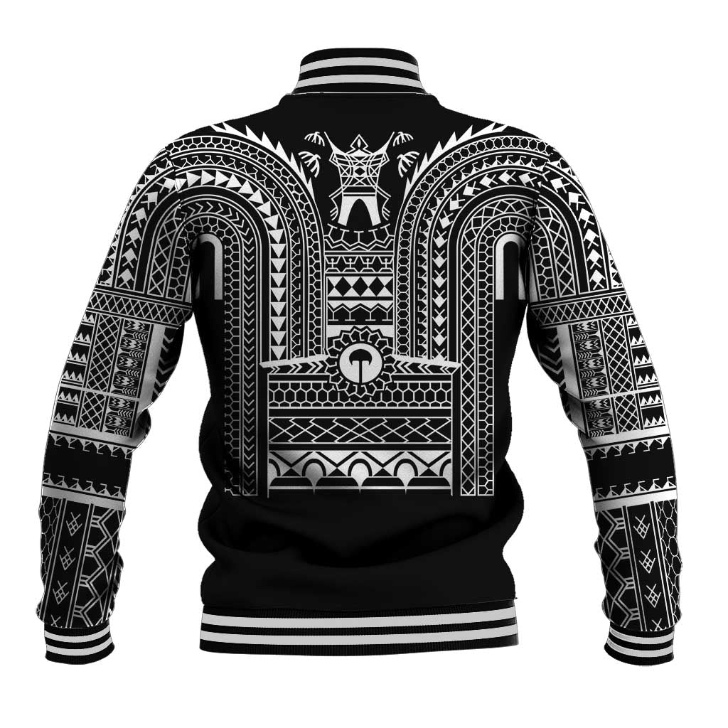 Philippines Igorot Tribal Art Tattoo Black Baseball Jacket - Polynesian Pride