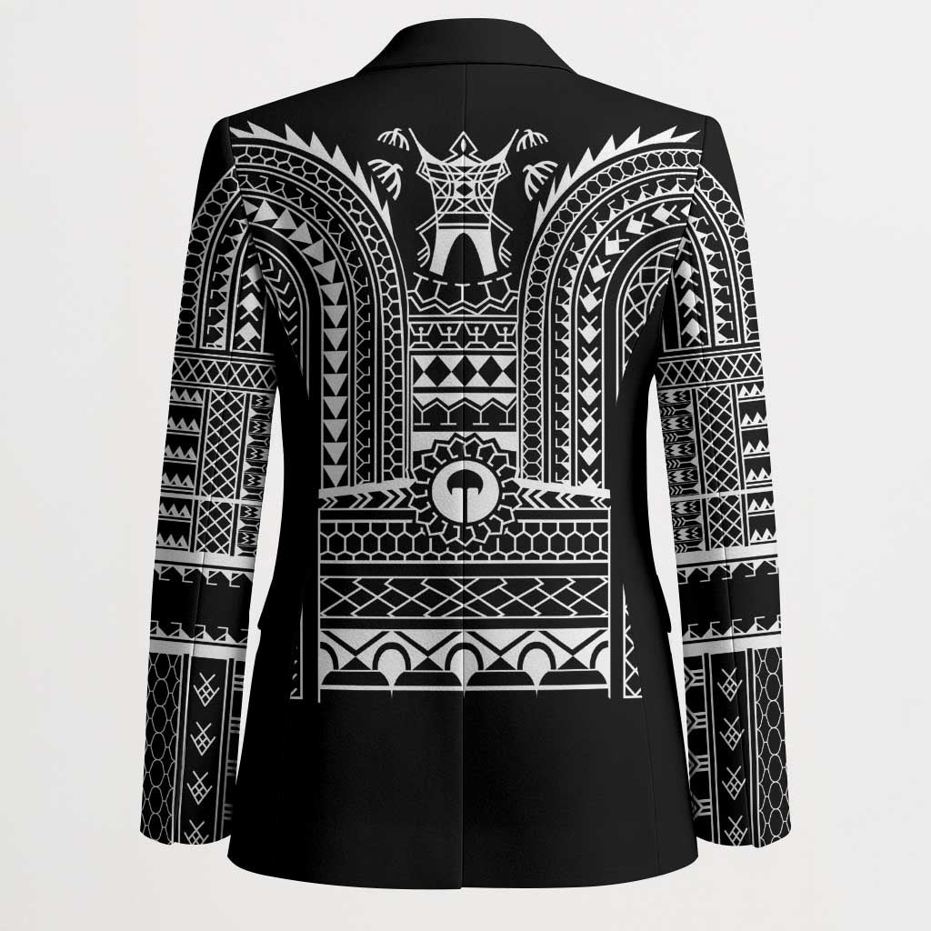Philippines Igorot Tribal Art Tattoo Black Blazer - Polynesian Pride