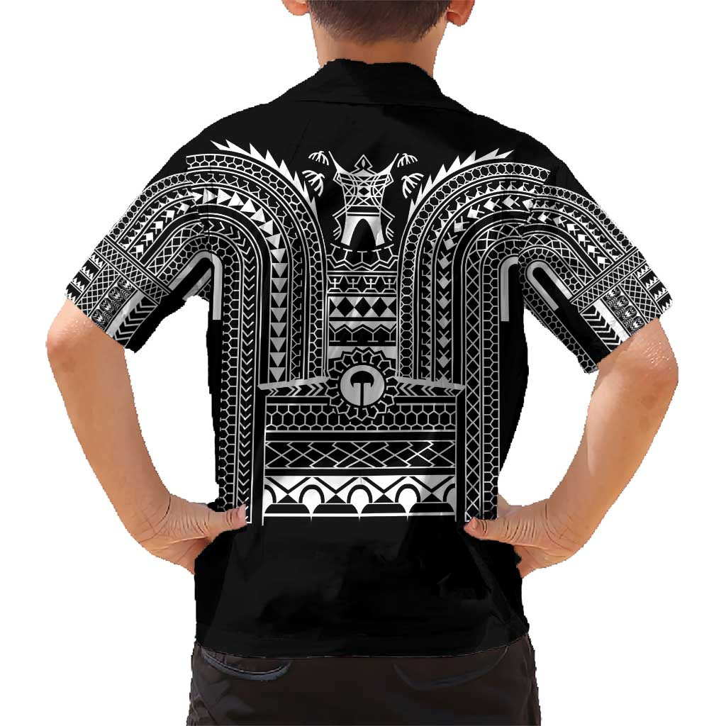 Philippines Igorot Tribal Art Tattoo Black Kid Hawaiian Shirt - Polynesian Pride