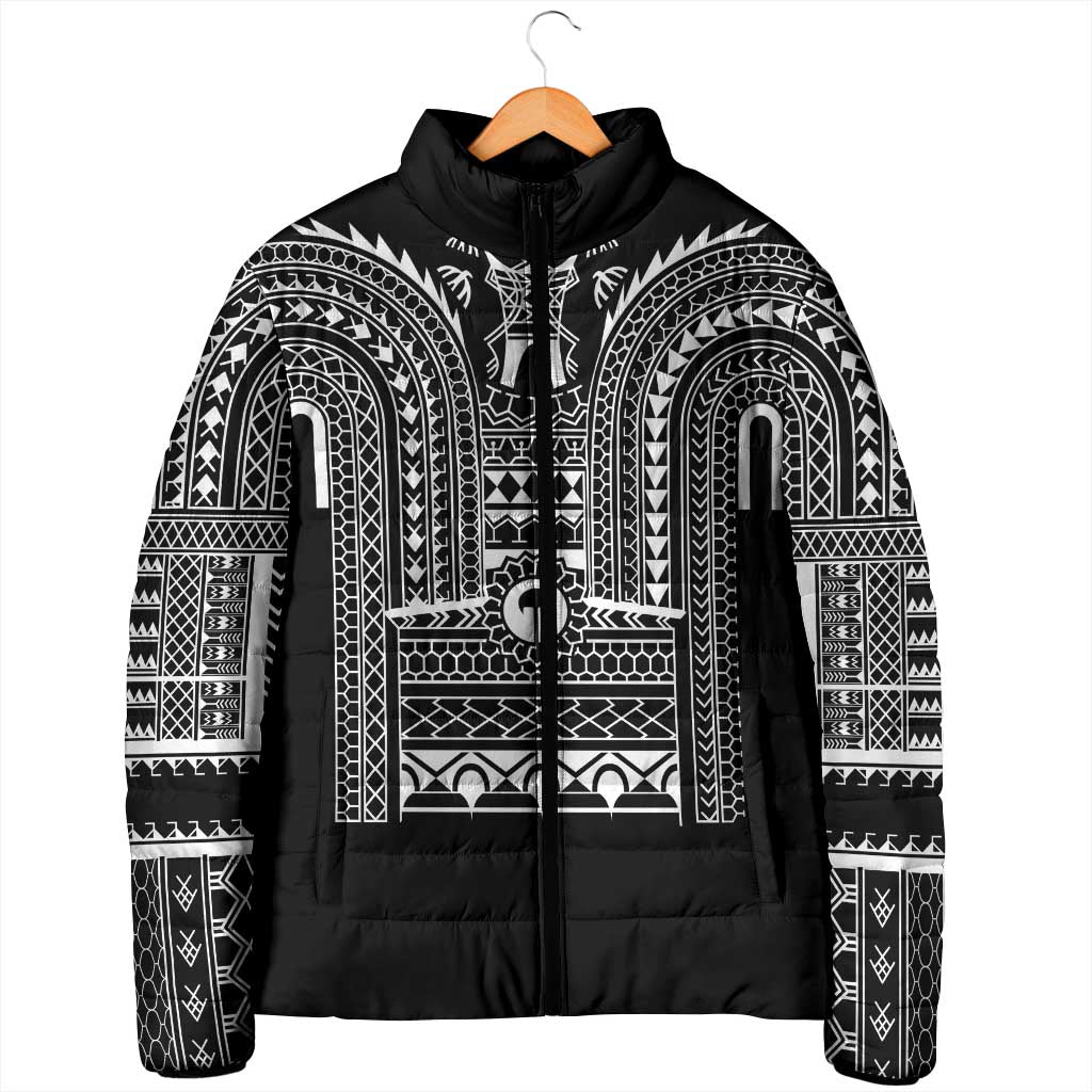 Philippines Igorot Tribal Art Tattoo Black Padded Jacket - Polynesian Pride