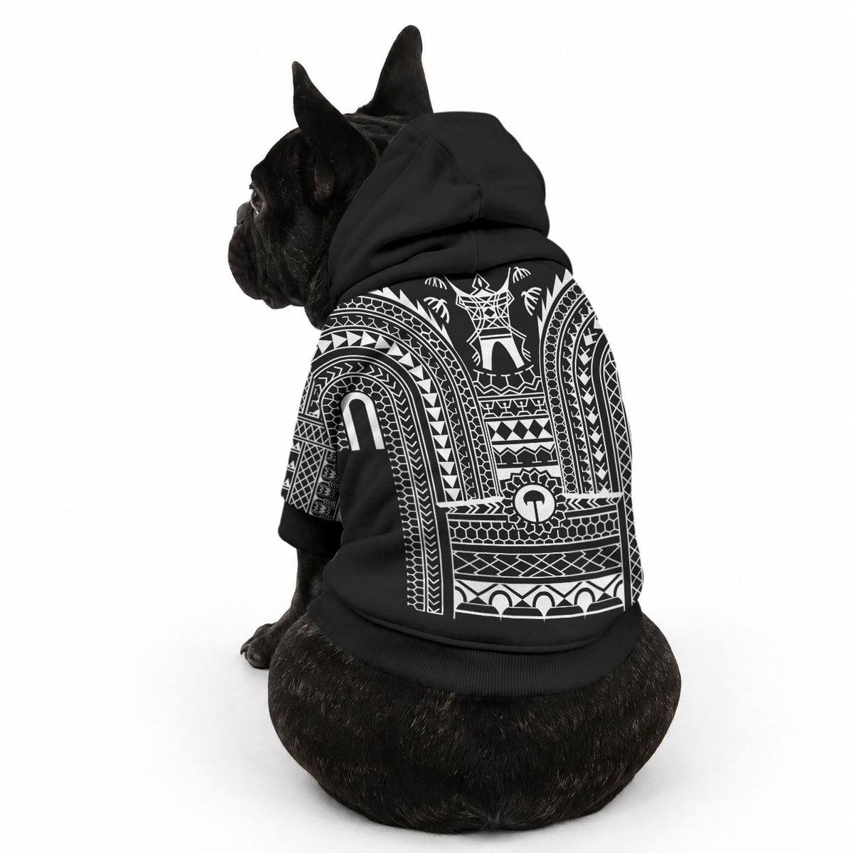 Philippines Igorot Tribal Art Tattoo Black Pet Hoodie LT05 - Polynesian Pride
