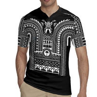 Philippines Igorot Tribal Art Tattoo Black Rugby Jersey - Polynesian Pride