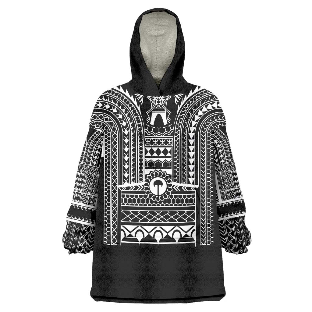 Philippines Igorot Tribal Art Tattoo Black Wearable Blanket Hoodie - Polynesian Pride