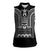 Philippines Igorot Tribal Art Tattoo Black Women Sleeveless Polo Shirt - Polynesian Pride