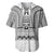 Philippines Igorot Tribal Art Tattoo White Baseball Jersey - Polynesian Pride