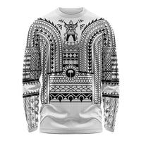 Philippines Igorot Tribal Art Tattoo White Long Sleeve Shirt - Polynesian Pride