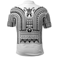 Philippines Igorot Tribal Art Tattoo White Polo Shirt - Polynesian Pride