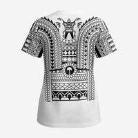 Philippines Igorot Tribal Art Tattoo White Scrub Top - Polynesian Pride