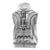 Philippines Igorot Tribal Art Tattoo White Sleeveless Zip Hoodie - Polynesian Pride