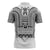 Philippines Igorot Tribal Art Tattoo White Zipper Polo Shirt - Polynesian Pride