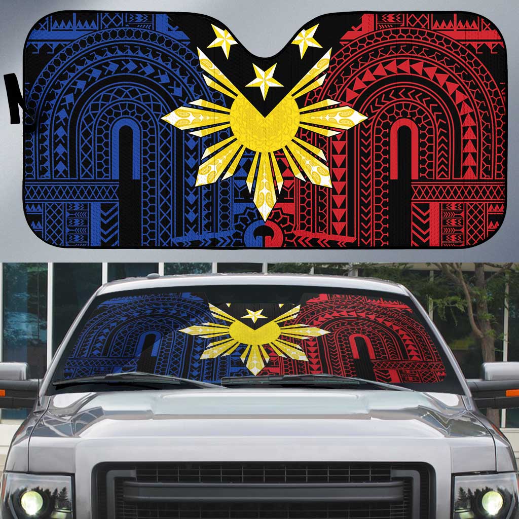 Philippines Sun Star Auto Sun Shade Igorot Tribal Inspiration - Polynesian Pride