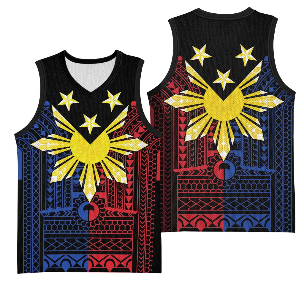 Philippines Sun Star Basketball Jersey Igorot Tribal Inspiration - Polynesian Pride