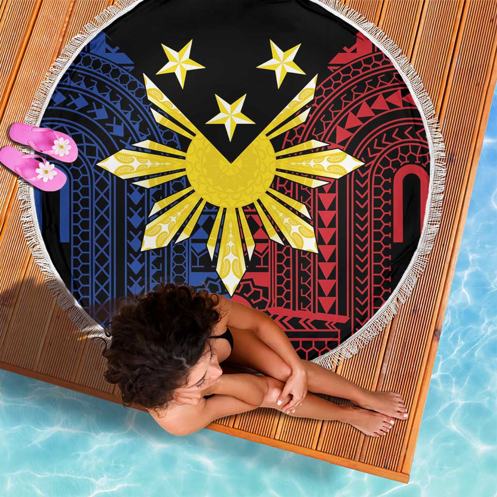 Philippines Sun Star Beach Blanket Igorot Tribal Inspiration - Polynesian Pride