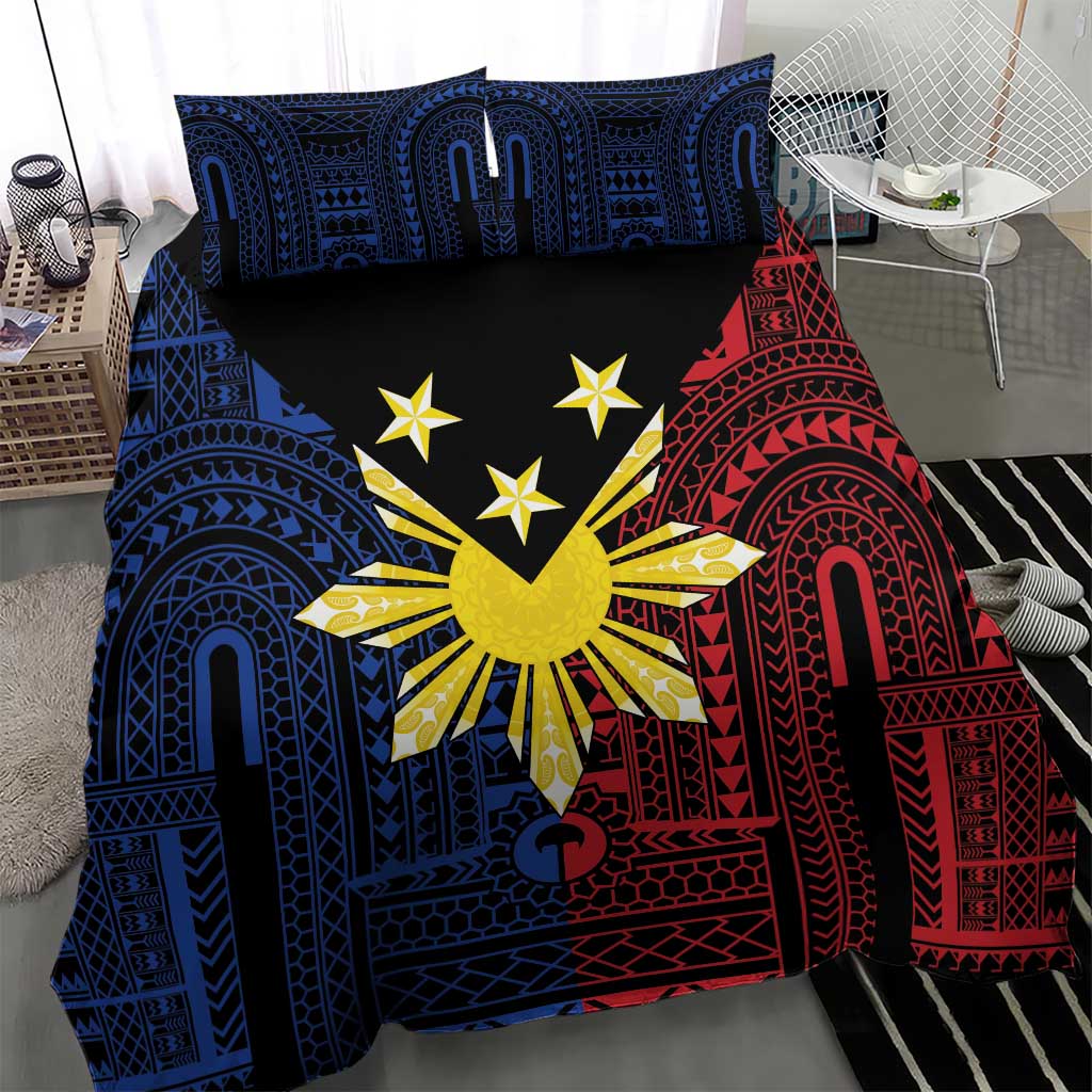 Philippines Sun Star Bedding Set Igorot Tribal Inspiration - Polynesian Pride