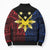 Philippines Sun Star Bomber Puffer Jacket Igorot Tribal Inspiration - Polynesian Pride