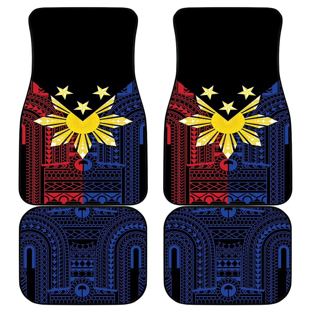 Philippines Sun Star Car Mats Igorot Tribal Inspiration - Polynesian Pride