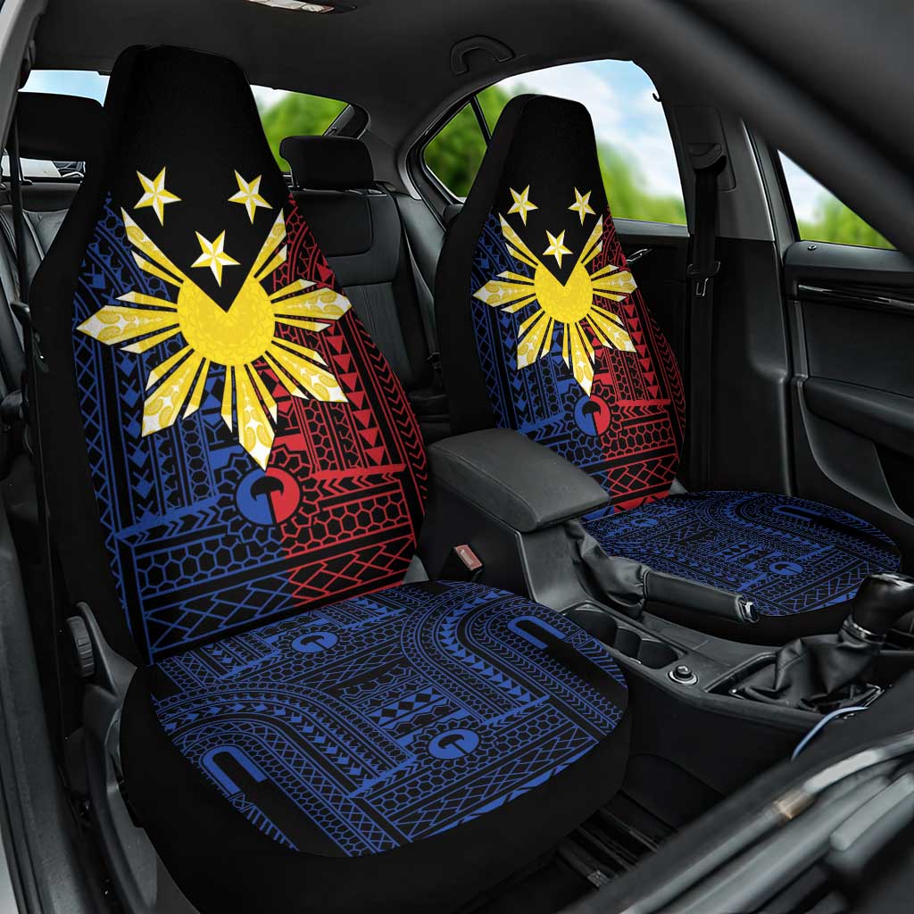 Philippines Sun Star Car Seat Cover Igorot Tribal Inspiration - Polynesian Pride