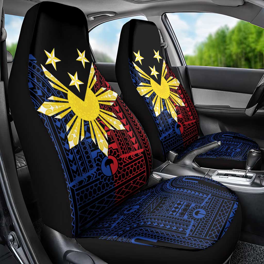 Philippines Sun Star Car Seat Cover Igorot Tribal Inspiration - Polynesian Pride