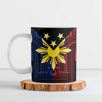 Philippines Sun Star Ceramic Mug Igorot Tribal Inspiration - Polynesian Pride