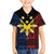 Philippines Sun Star Family Matching Long Sleeve Bodycon Dress and Hawaiian Shirt Igorot Tribal Inspiration - Polynesian Pride