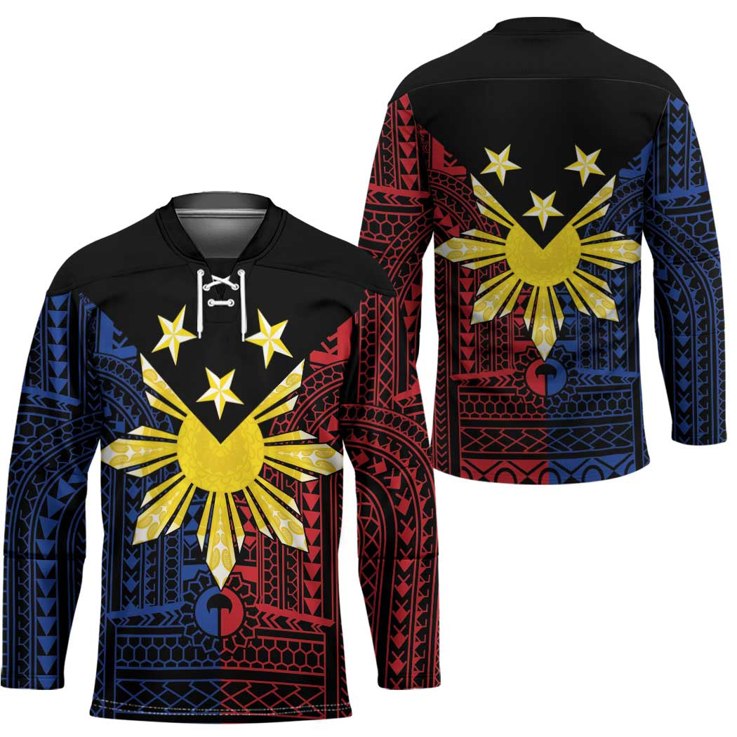 Philippines Sun Star Hockey Jersey Igorot Tribal Inspiration - Polynesian Pride