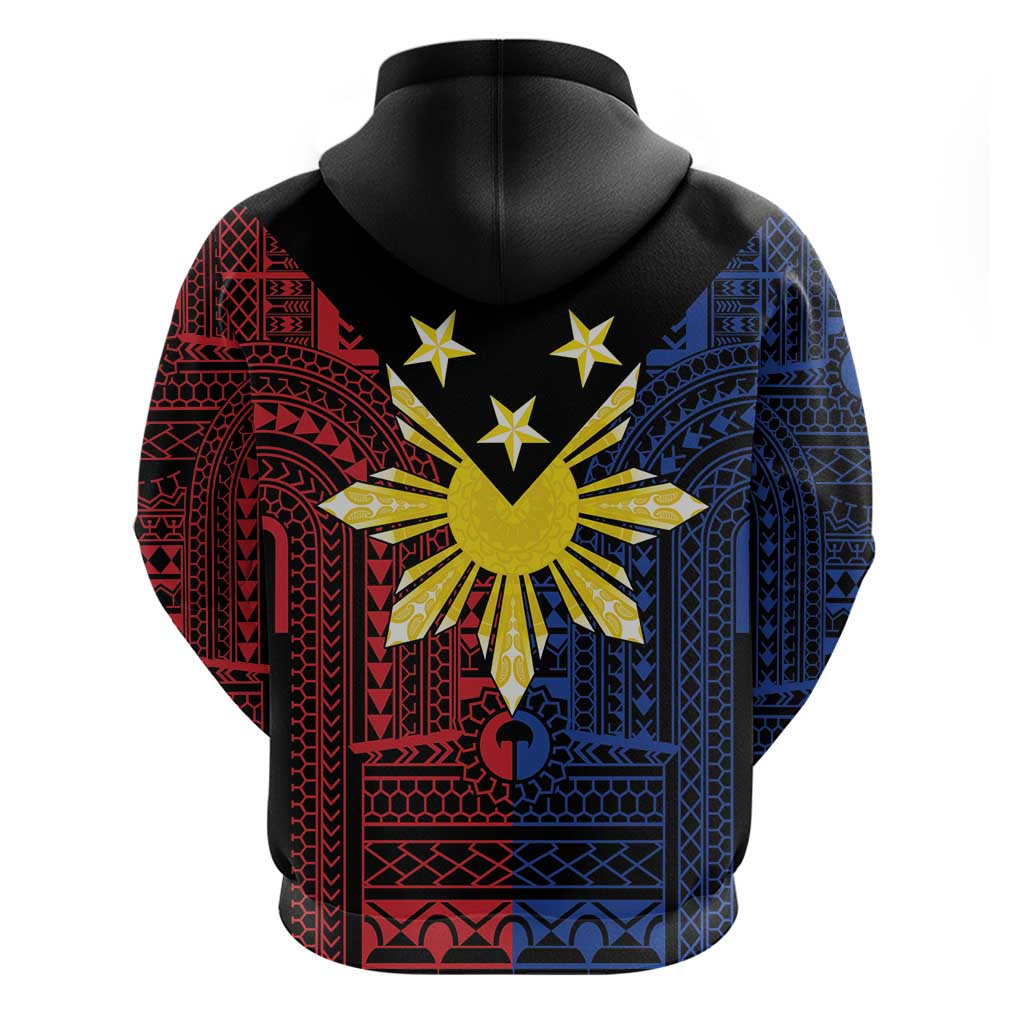 Philippines Sun Star Hoodie Igorot Tribal Inspiration - Polynesian Pride