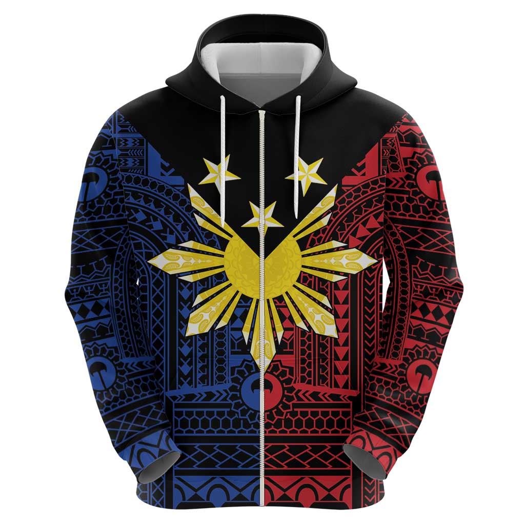 Philippines Sun Star Hoodie Igorot Tribal Inspiration - Polynesian Pride