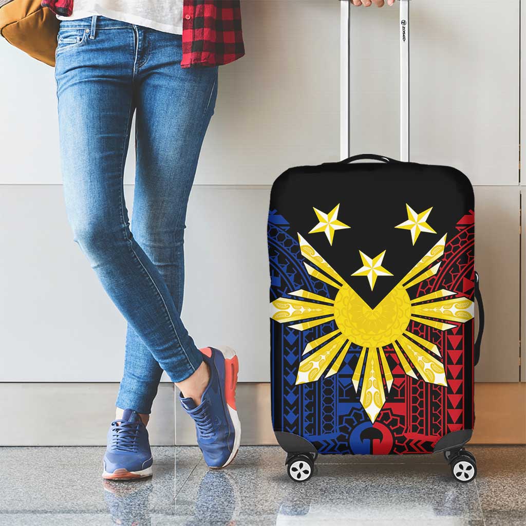 Philippines Sun Star Luggage Cover Igorot Tribal Inspiration - Polynesian Pride