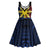 Philippines Sun Star Midi Dress Igorot Tribal Inspiration - Polynesian Pride