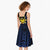 Philippines Sun Star Midi Dress Igorot Tribal Inspiration - Polynesian Pride