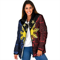 Philippines Sun Star Padded Jacket Igorot Tribal Inspiration - Polynesian Pride