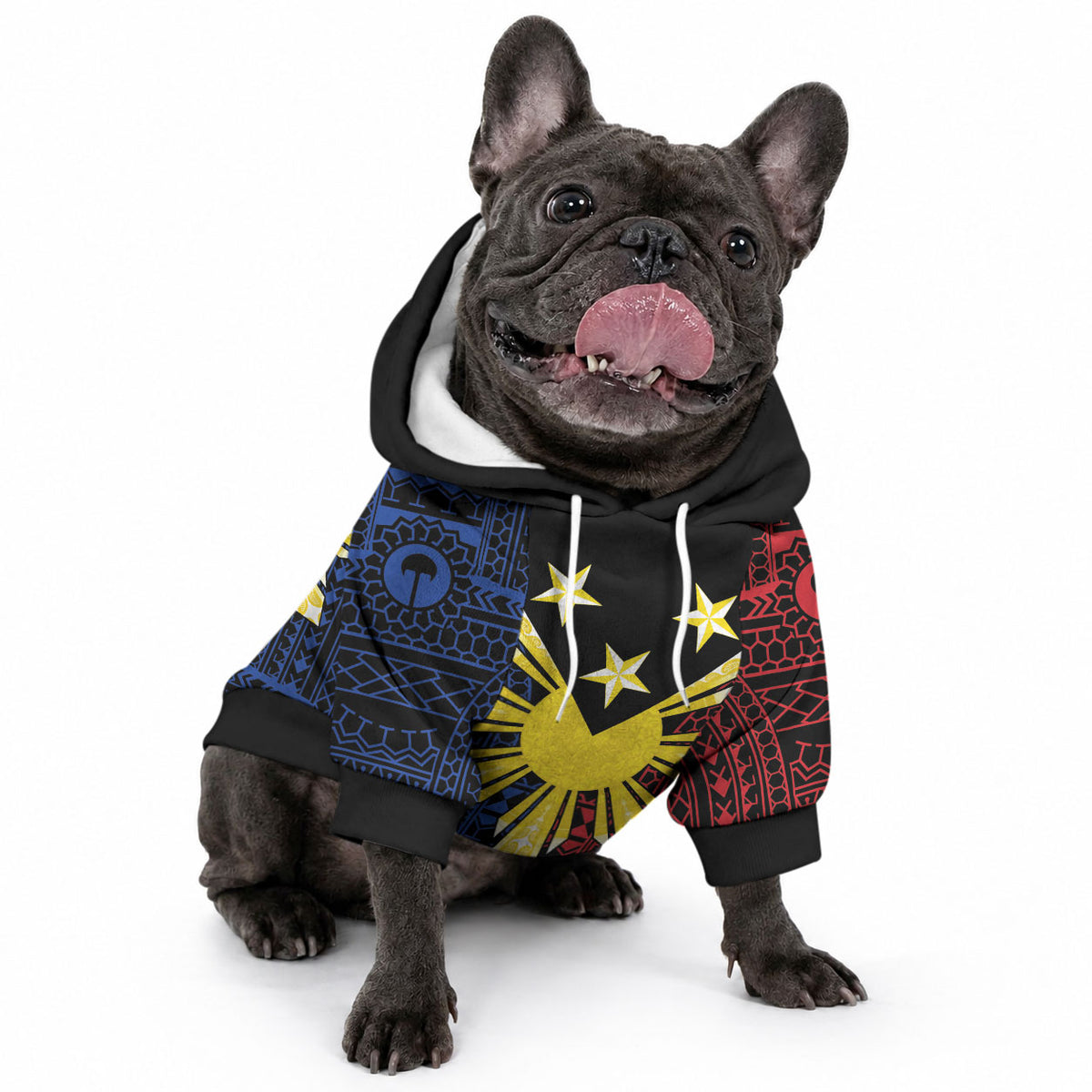 Philippines Sun Star Pet Hoodie Igorot Tribal Inspiration LT05 - Polynesian Pride