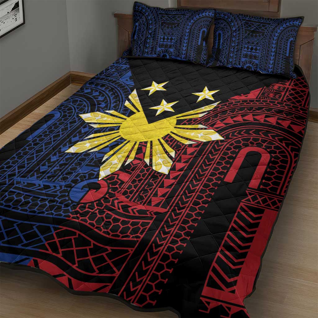 Philippines Sun Star Quilt Bed Set Igorot Tribal Inspiration - Polynesian Pride