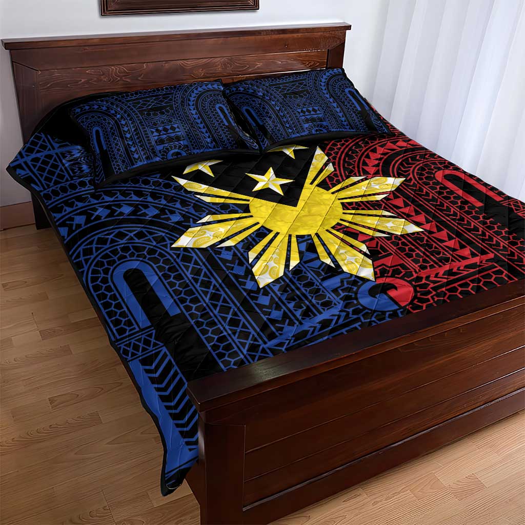 Philippines Sun Star Quilt Bed Set Igorot Tribal Inspiration - Polynesian Pride