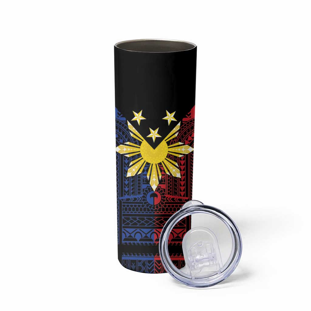 Philippines Sun Star Skinny Tumbler Igorot Tribal Inspiration - Polynesian Pride