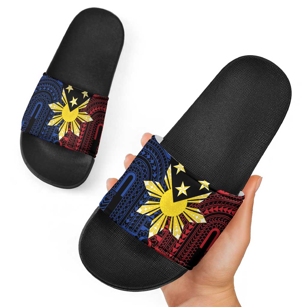 Philippines Sun Star Slide Sandals Igorot Tribal Inspiration - Polynesian Pride