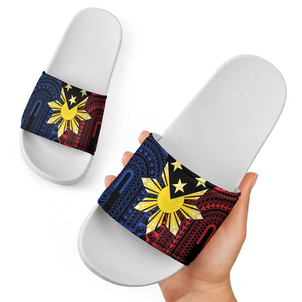 Philippines Sun Star Slide Sandals Igorot Tribal Inspiration - Polynesian Pride