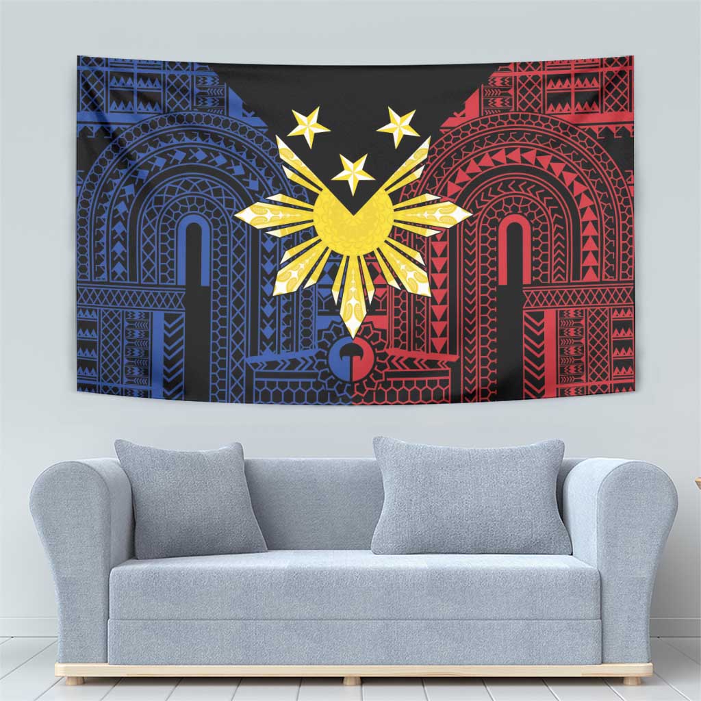 Philippines Sun Star Tapestry Igorot Tribal Inspiration - Polynesian Pride