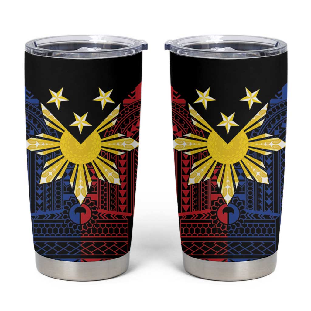 Philippines Sun Star Tumbler Cup Igorot Tribal Inspiration - Polynesian Pride