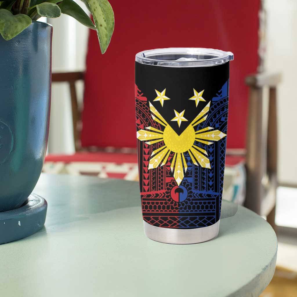 Philippines Sun Star Tumbler Cup Igorot Tribal Inspiration - Polynesian Pride