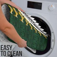 Rugby New Zealand And South Africa Bathroom Set Silver Fern With Springboks LT05 - Polynesian Pride