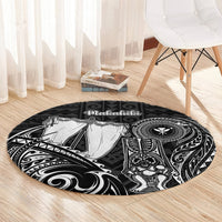 Hawaii Makahiki Season Round Carpet Akua Loa Polynesian Pattern LT05 - Polynesian Pride